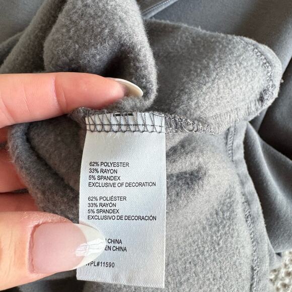 Weatherproof Original Vintage Grey Half Zip Sweatshirt Size Large - Picture 7 of 9